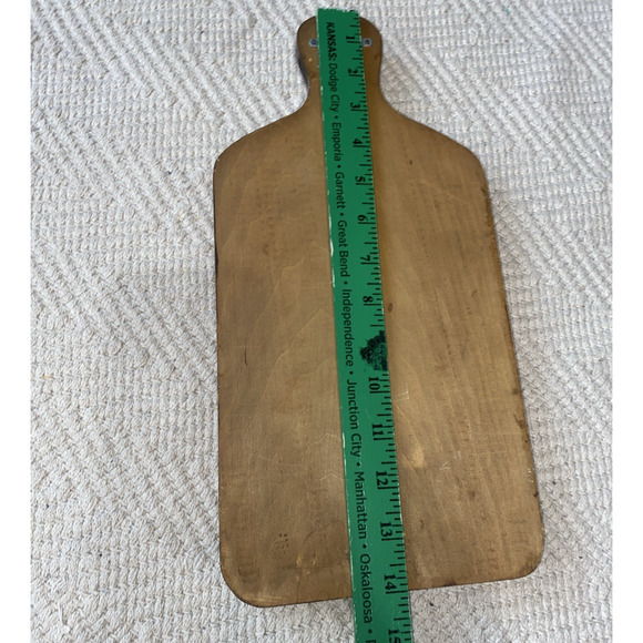 Vtg Hand Painted Folk Art Bundle Cutting Board Wooden Decorative Wall Art 70S - Picture 7 of 10